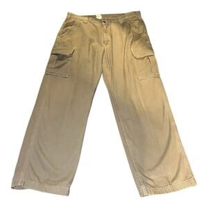 Vintage Carhartt‎ Brown Y2K Canvas Carpenter Cargo Pants Dungaree Fit Mens 38x30